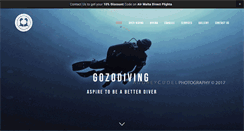 Desktop Screenshot of gozodiving.com